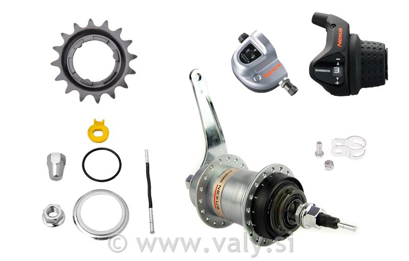 Shimano prestavni sistem s torpedo zavoro Nexus 3 prestave