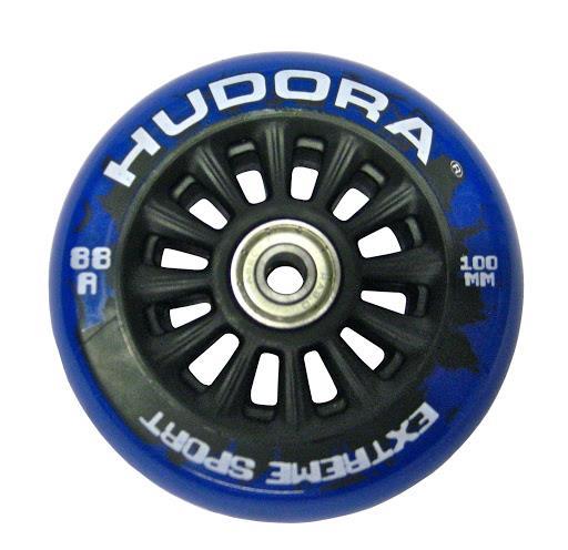 Kolo za skiro z ležaji 100 mm modra