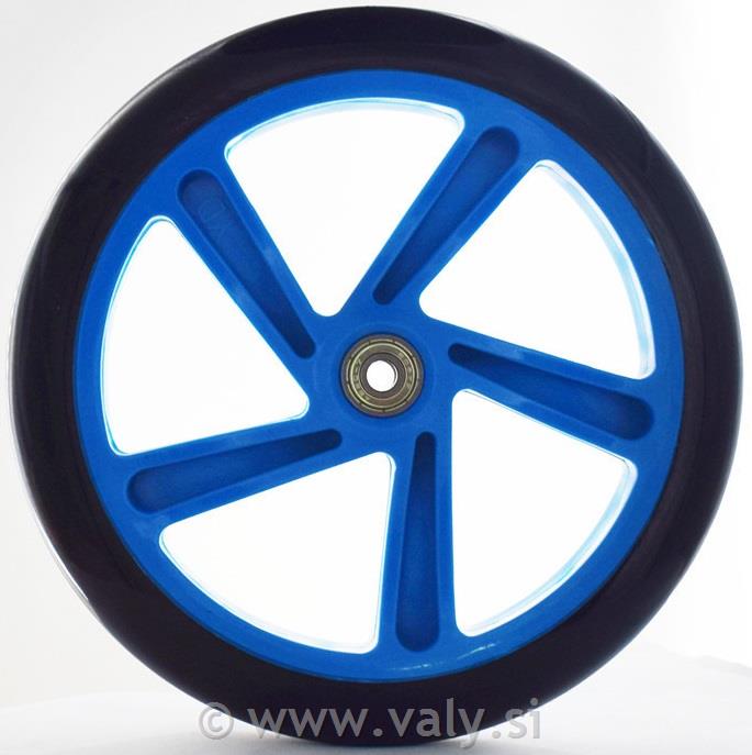 Nadomestno kolo za skiro z ležaji 145 mm modra črna