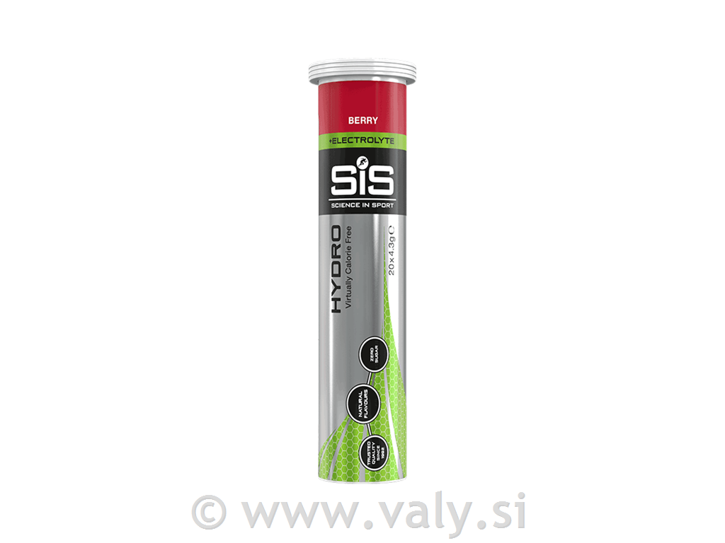 SiS energijski napitek v tabletah GO Hydro 20x4,3g berry