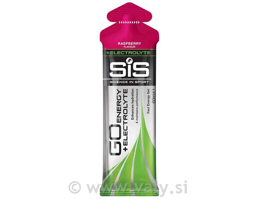 SiS - energijski gel GO Energy + Electrolyte malina