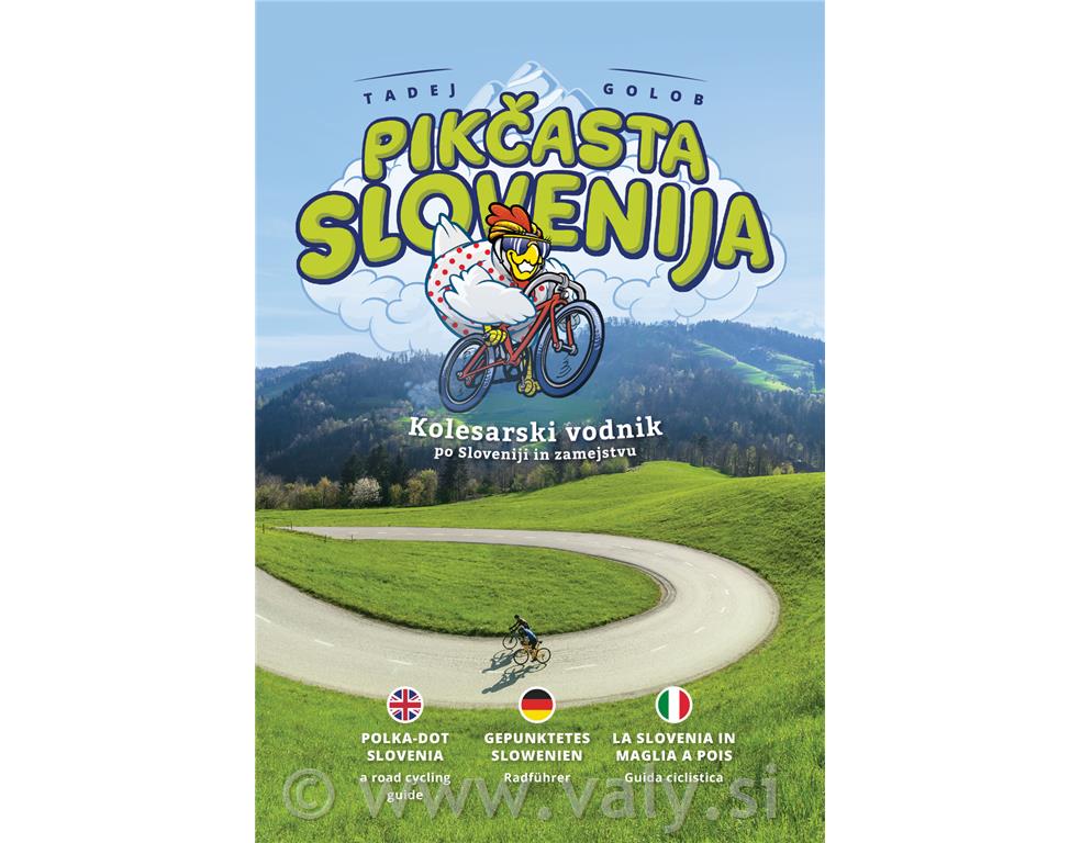 Pikčasta Slovenija kolesarski vodnik Tadej Golob