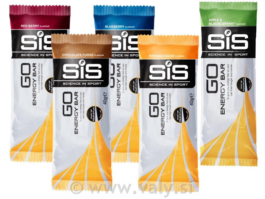 SiS - energijska ploščica GO Energy Bar 40g različni okusi