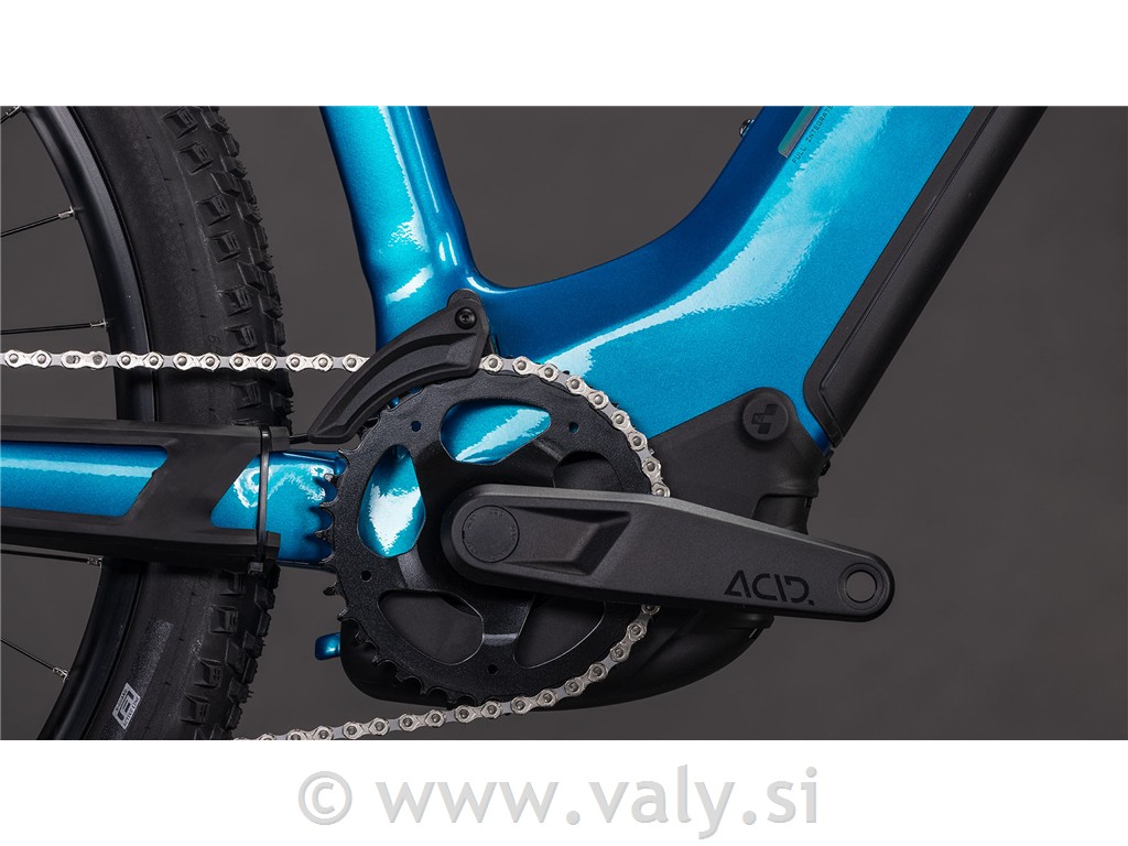 Cube žensko kolo Reaction Hybrid Performance 600 modra