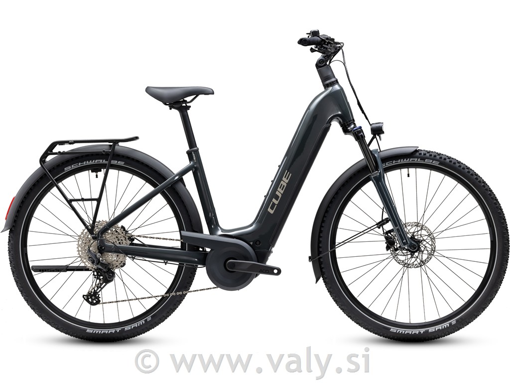 Cube električno kolo Nuride Hybrid Performance 720 EE siva