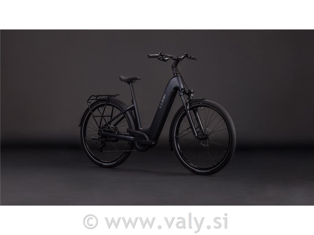 Cube kolo Nuride Hybrid One 600 EE črna (coal´n´chrome)