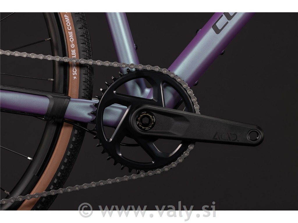 Cube gravel kolo Nuroad Pro vijolična (mysticpurple´n´black)