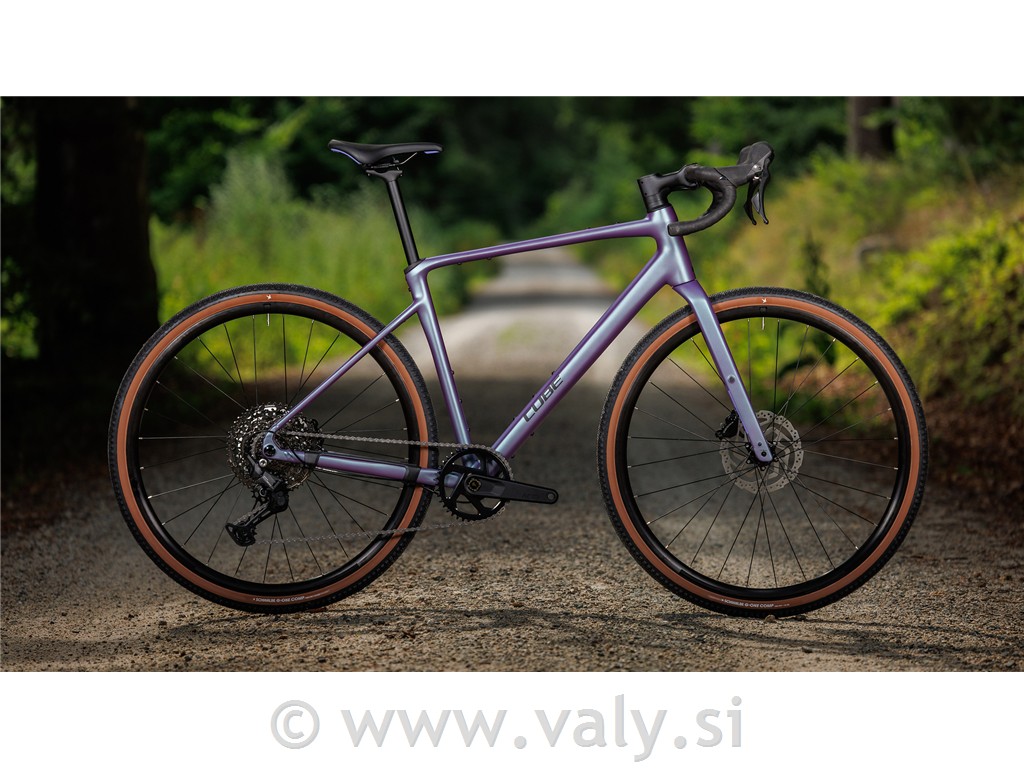 Cube gravel kolo Nuroad Pro vijolična (mysticpurple´n´black)