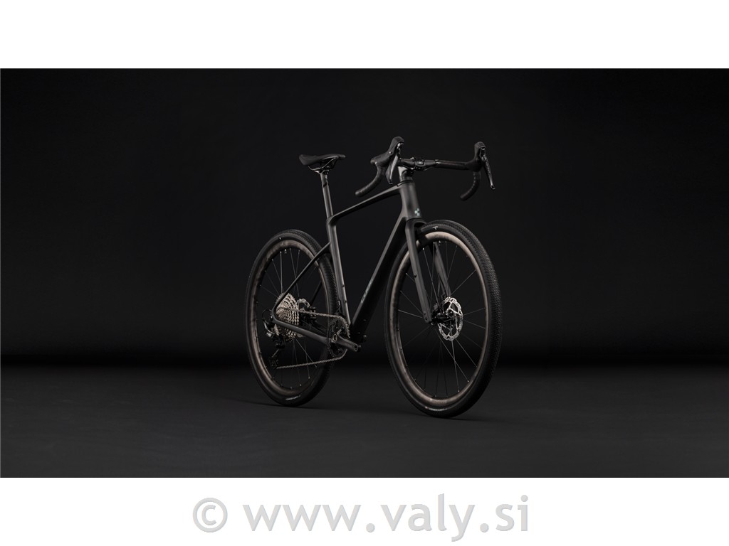 Cube gravel kolo Nuroad C:62 ONE črna (carbon´n´shiftverde)