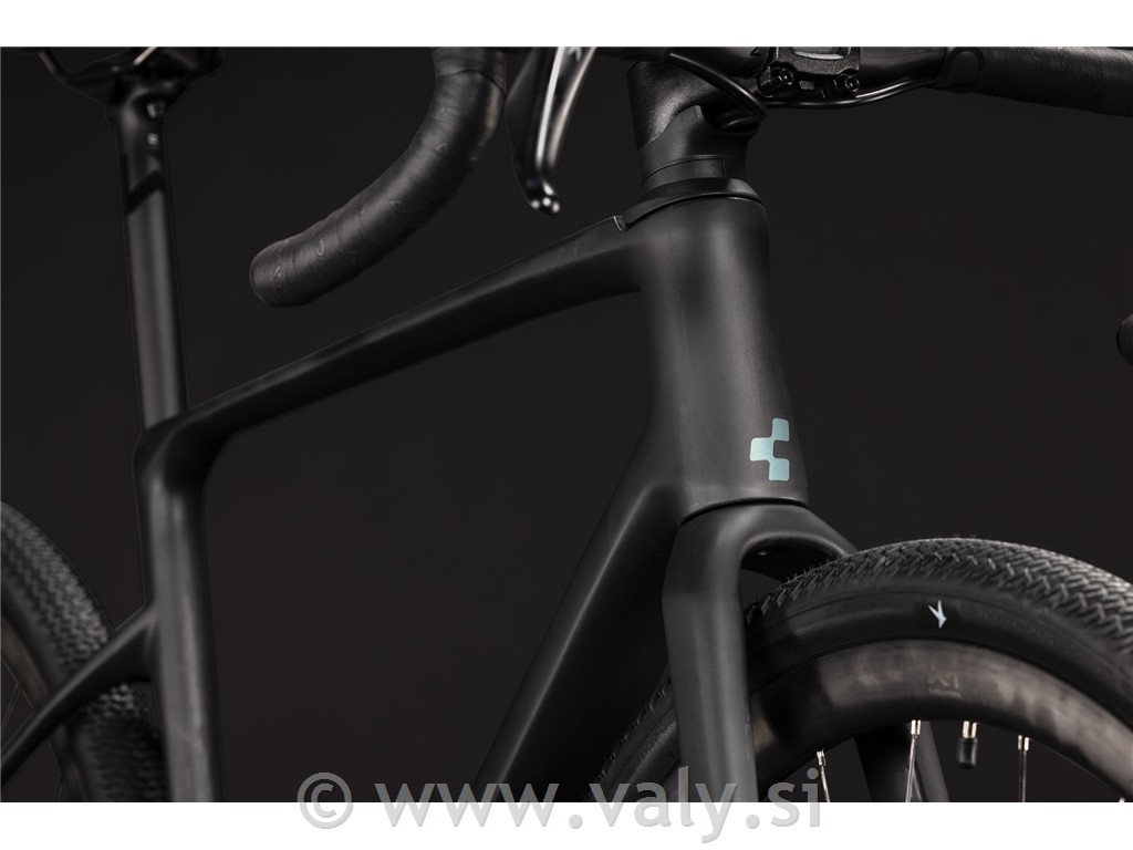 Cube gravel kolo Nuroad C:62 ONE črna (carbon´n´shiftverde)