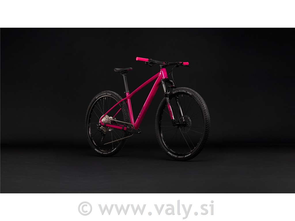 Cube gorsko kolo REACTION PRO roza (fuchsia´n´black)