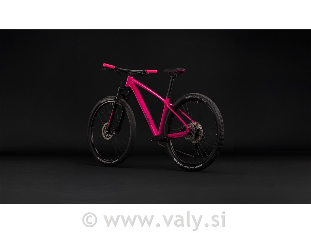 Cube gorsko kolo REACTION PRO roza (fuchsia´n´black)