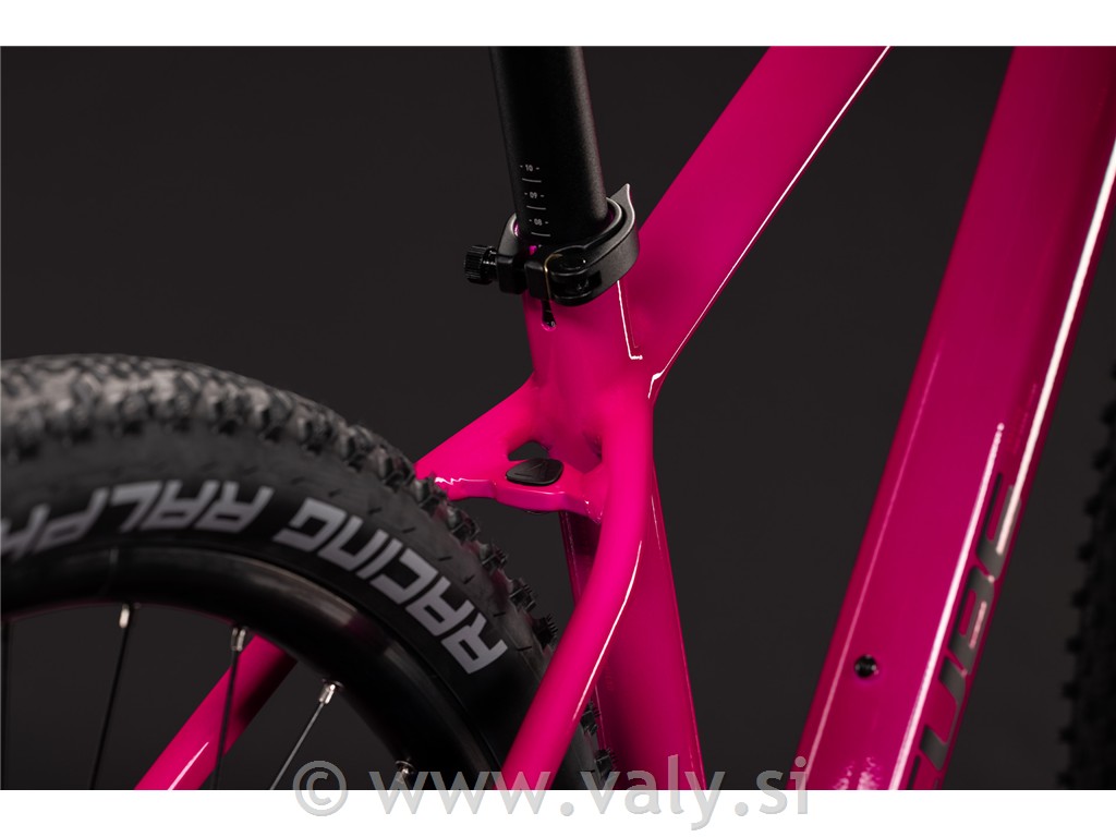 Cube gorsko kolo REACTION PRO roza (fuchsia´n´black)
