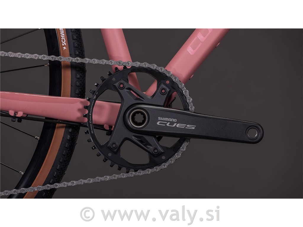 Cube gravel kolo Nuroad One roza (ruby´n´puce)