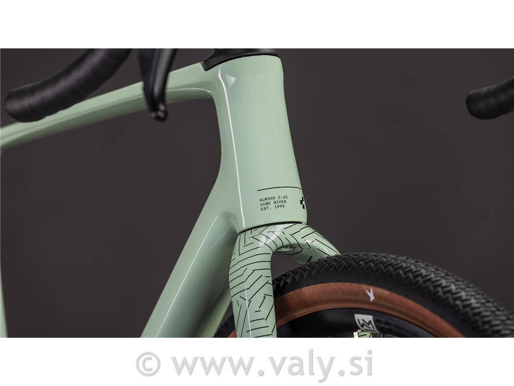 Cube gravel kolo Nuroad C:62 ONE zelena (aloegreen´n´black)