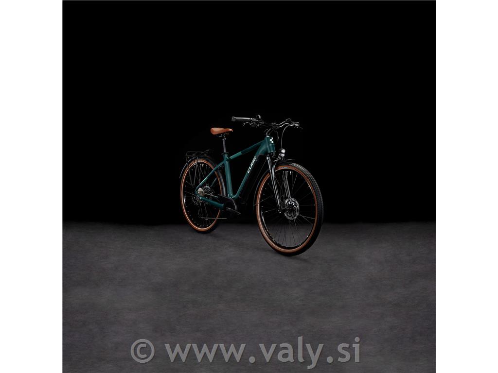 Cube moško električno kolo Touring Hybrid ONE 625 zelena