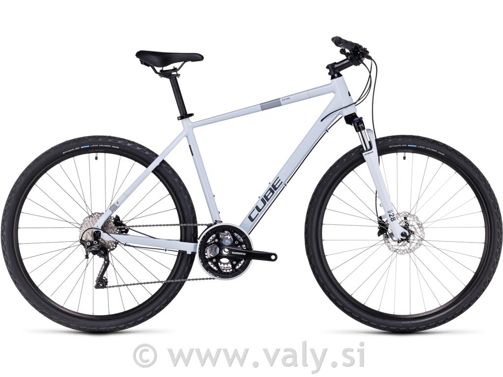 Cube kolo NATURE PRO bela siva