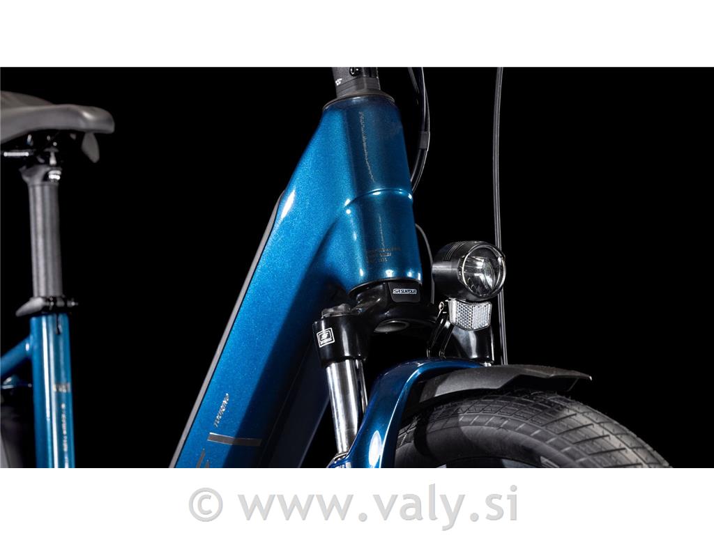 Cube žensko električno kolo Touring Hybrid ONE 625 EE modra