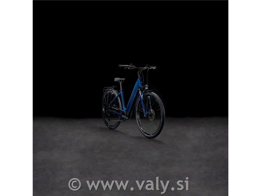 Cube žensko električno kolo Touring Hybrid ONE 625 EE modra