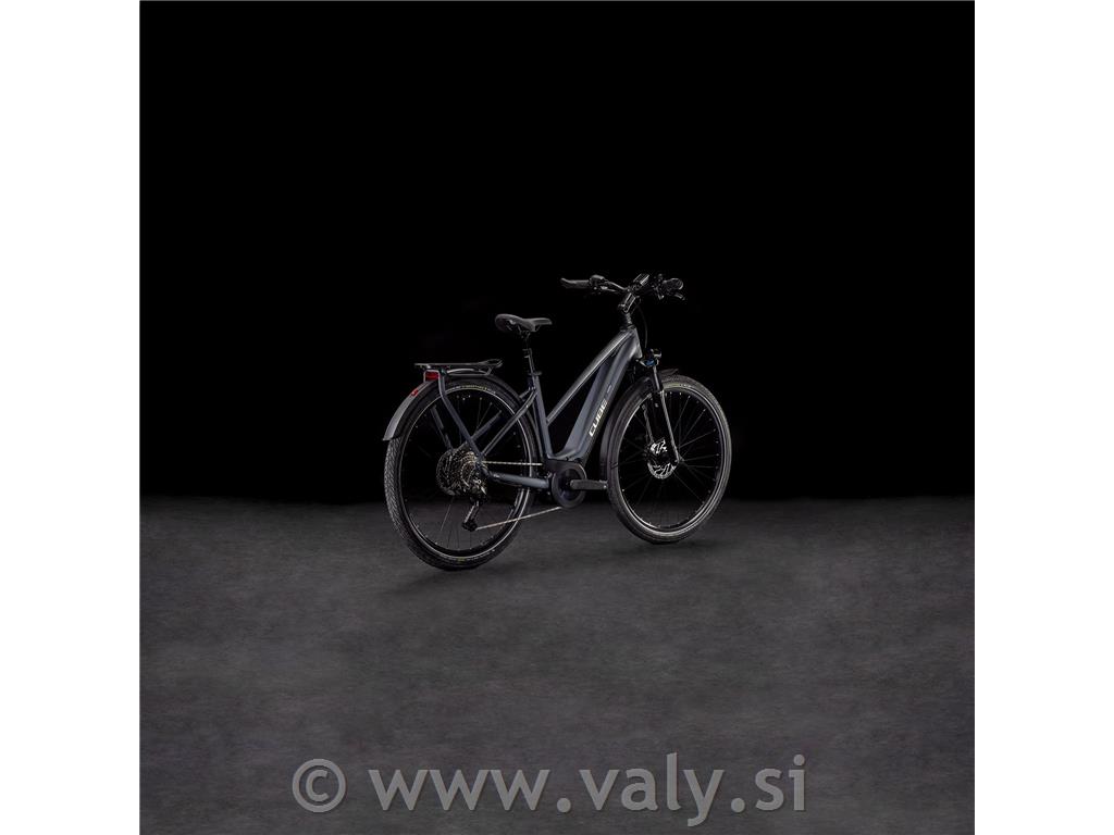 Cube električno žensko kolo Touring Hybrid PRO 625 siva