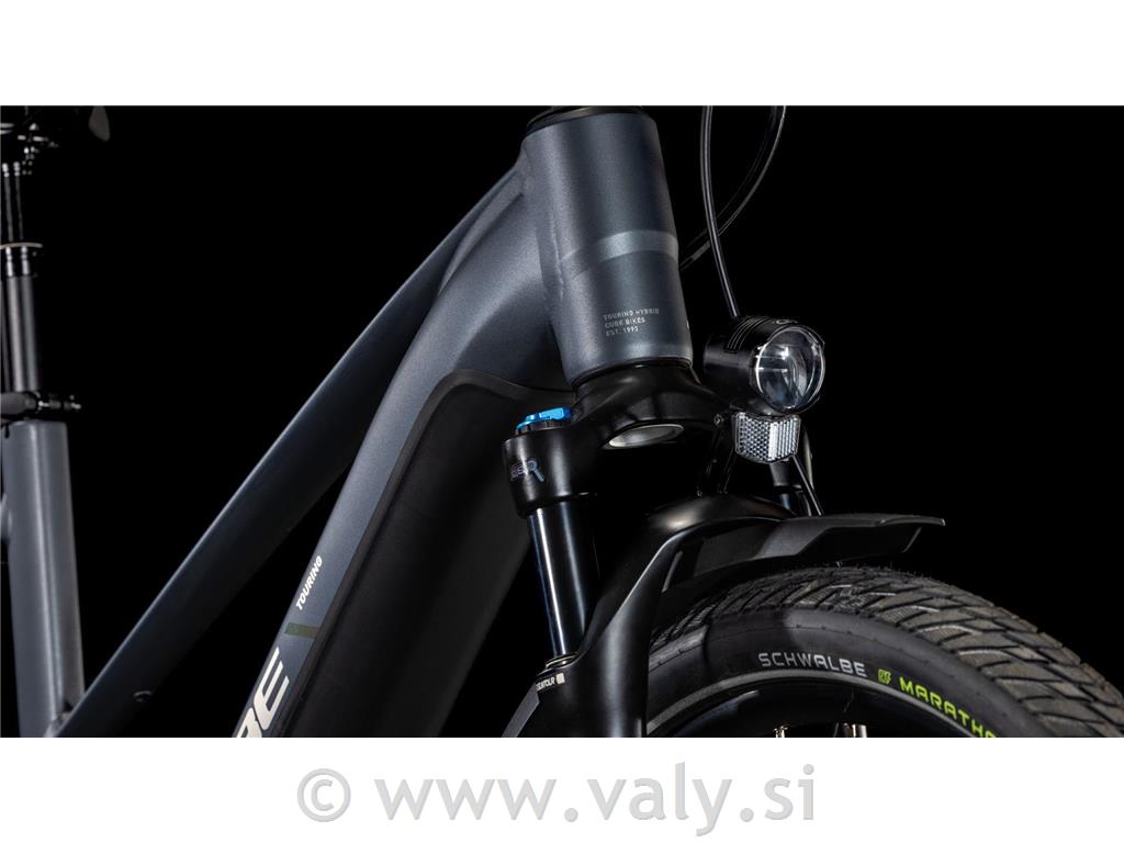 Cube električno žensko kolo Touring Hybrid PRO 625 siva
