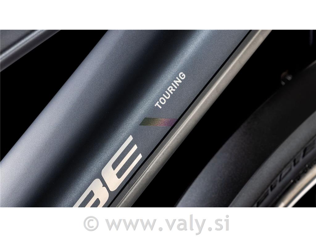 Cube električno žensko kolo Touring Hybrid PRO 625 siva
