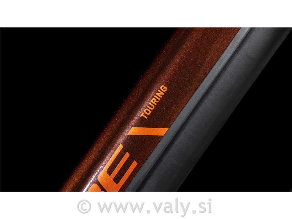 Cube električno kolo Touring Hybrid PRO 625 črna oranžna