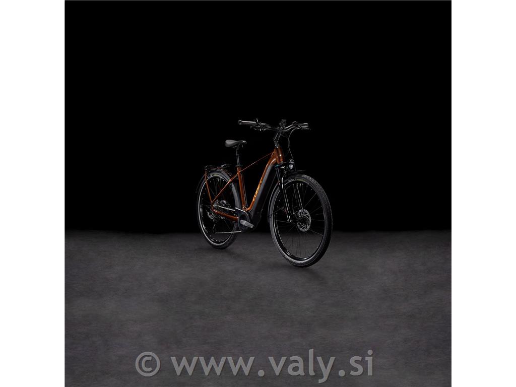 Cube električno kolo Touring Hybrid PRO 625 črna oranžna