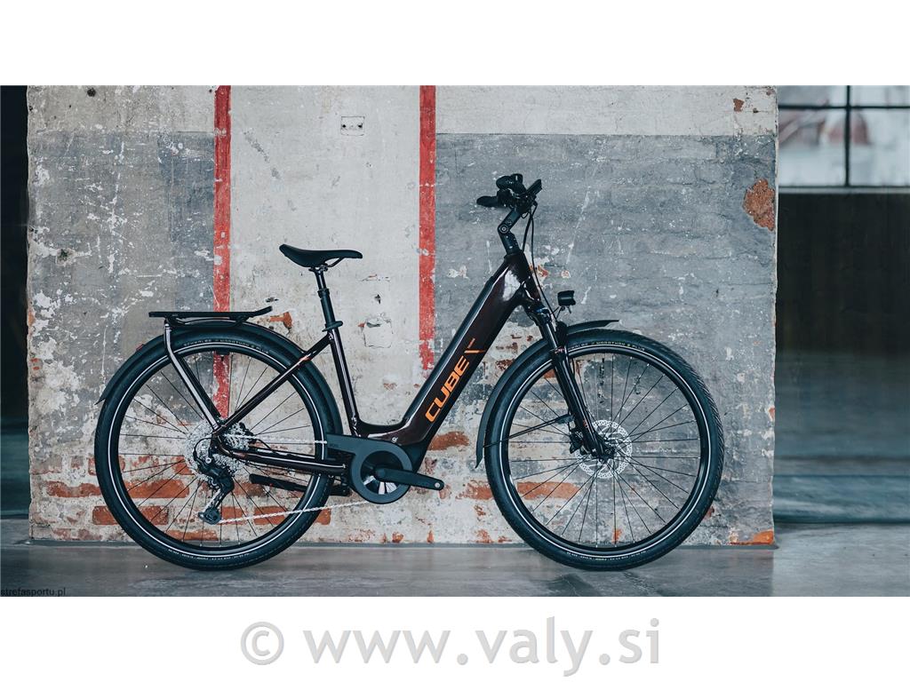 Cube električno kolo Touring Hybrid PRO 625 EE črna oranžna