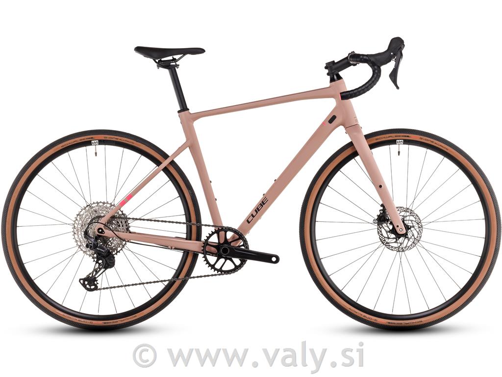 Cube gravel kolo Nuroad EX roza