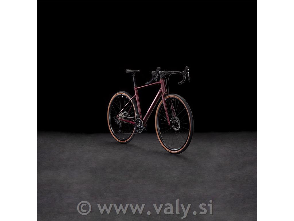 Cube gravel kolo Nuroad Race rubyred´n´gloss