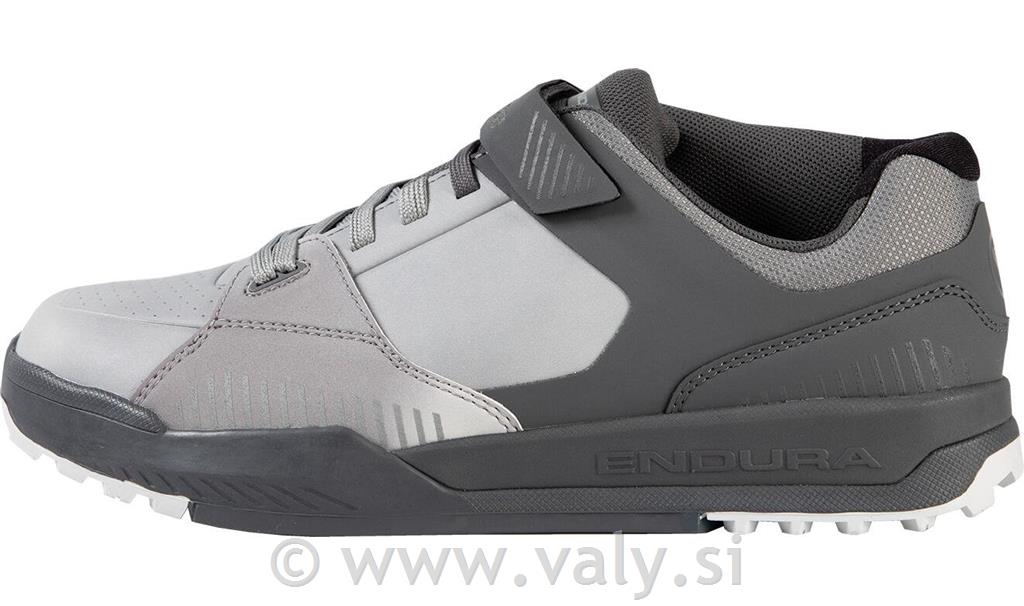 Endura flat čevlji MT500 Burner Clipless Shoe SPD siva