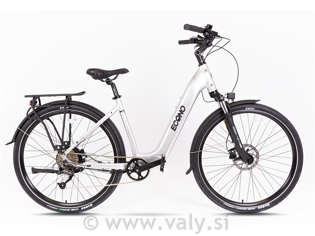 Econo žensko električno kolo ECONO Apes CITY 28'' EER4 siva