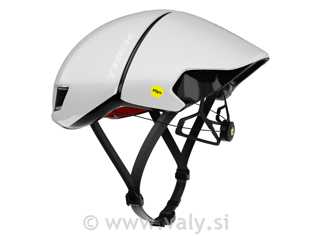 Trek aero kolesarska čelada Ballista Mips bela