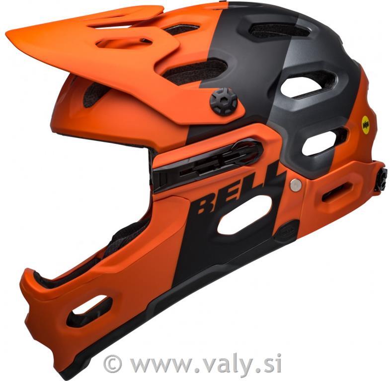 Bell čelada SUPER 3R Mips oranžna črna