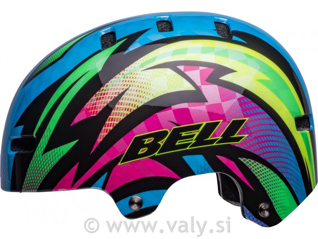 BELL čelada SPAN modra magenta psycho