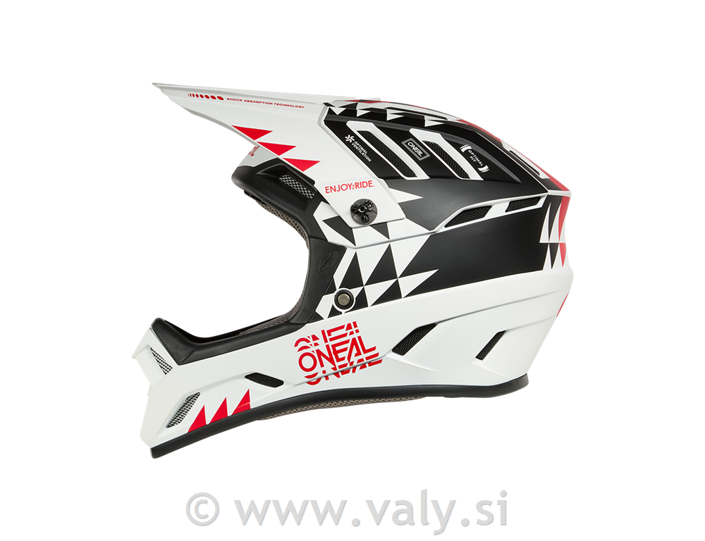 O`Neal čelada Backflip KNOX bela - črna