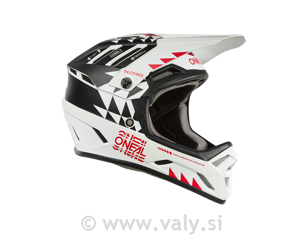 O`Neal čelada Backflip KNOX bela - črna