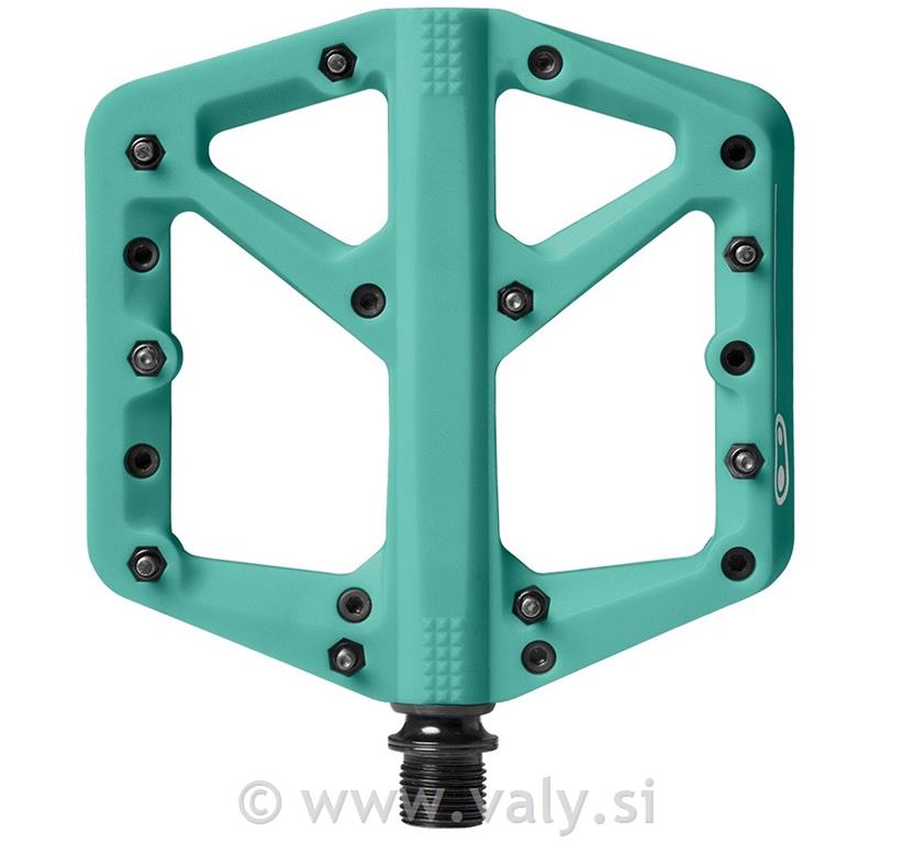 Crank Brothers flat pedala Stamp 1 small & large turkizna