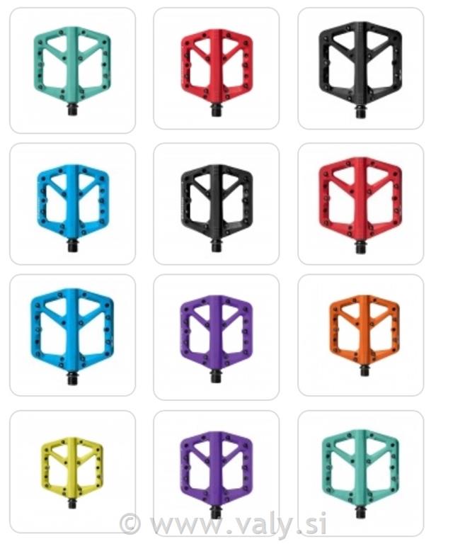 Crank Brothers flat pedala Stamp 1 small & large GEN 1