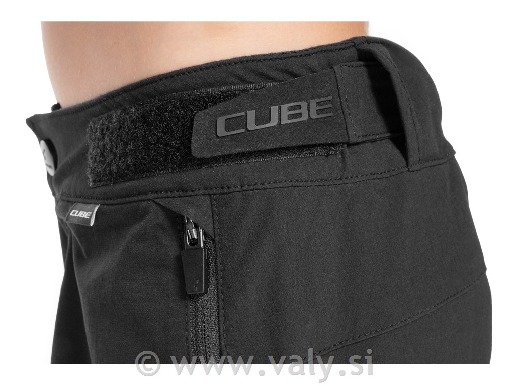 Cube otroške široke kolesarske hlače MTB BAGGY Short Rookie