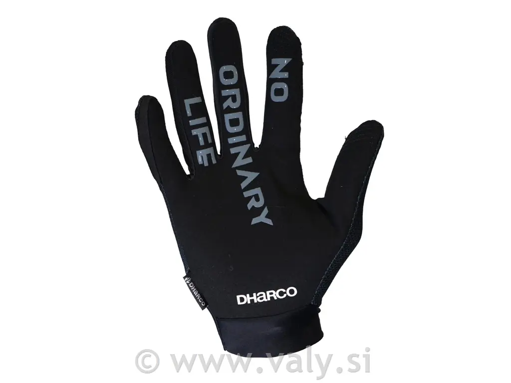 DHaRCO kolesarske rokavice Mens Trail Glove črna