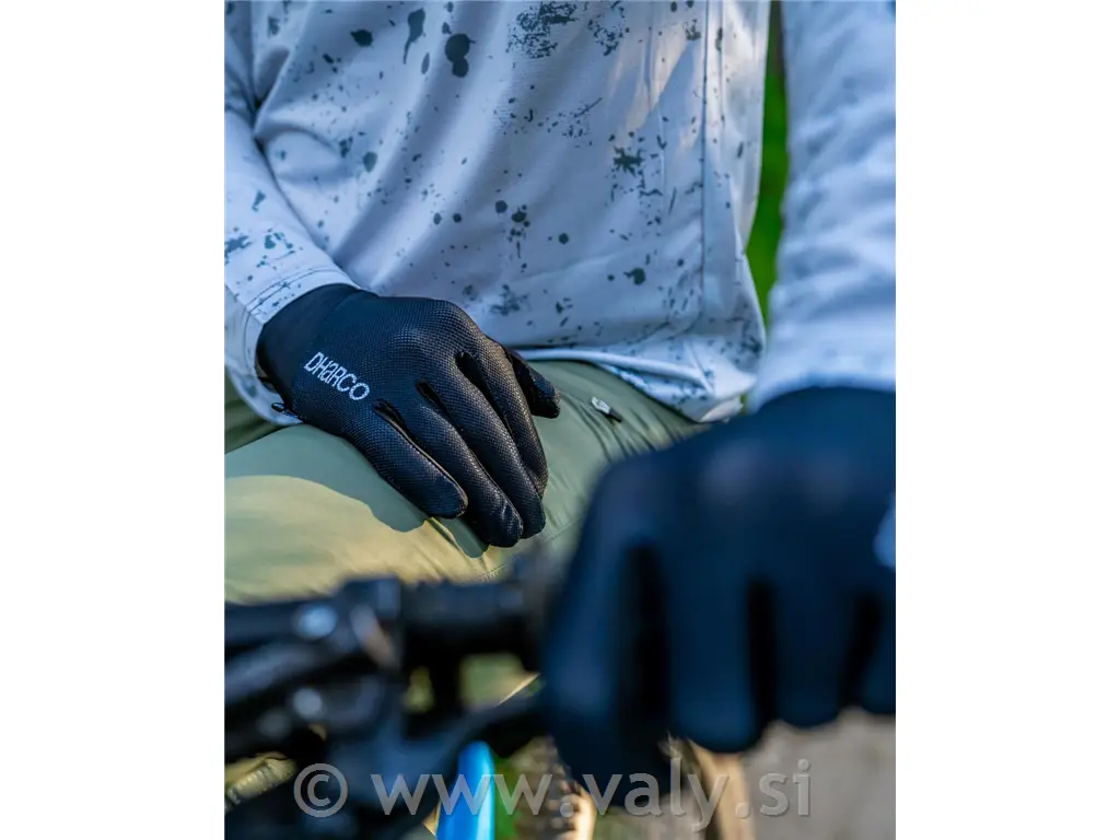 DHaRCO kolesarske rokavice Mens Trail Glove črna
