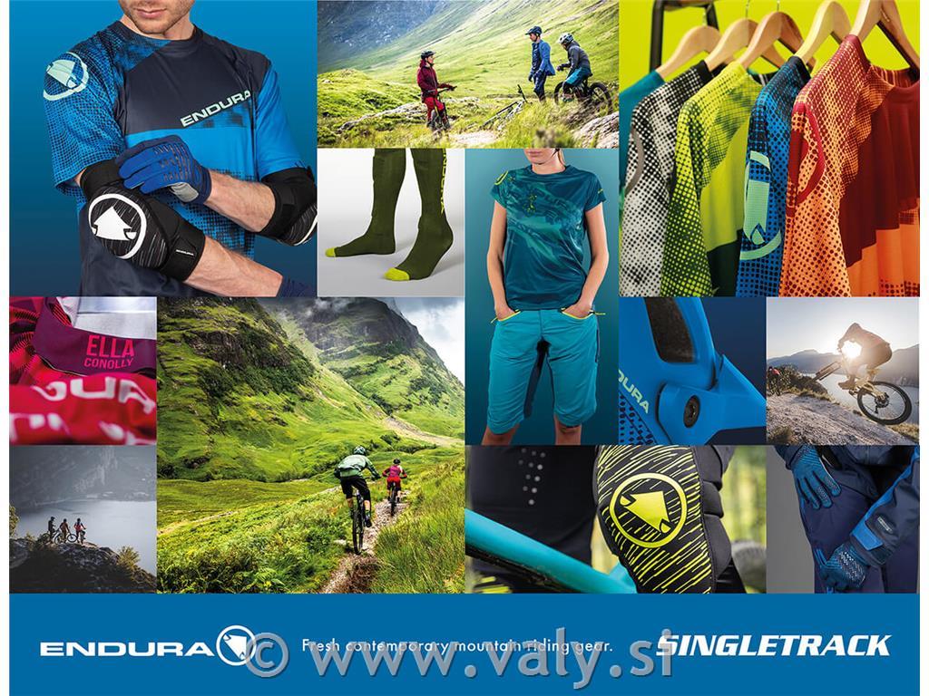 Endura ščitniki za koleno Singletrack II črna bela