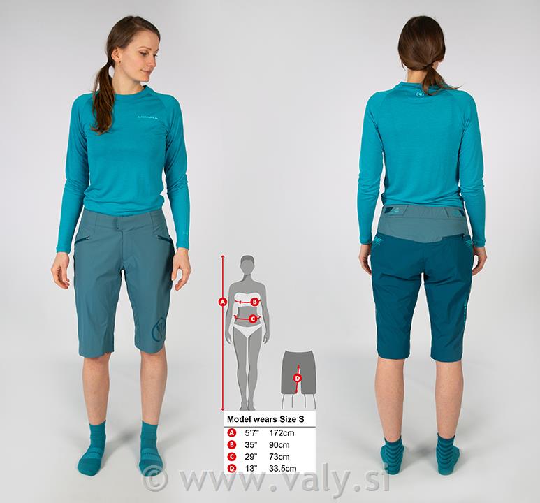 Endura hlače Wms Singletrack Lite Short krajše - rumena