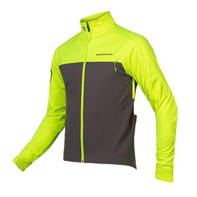 Endura moška jakna Windchill Jacket II siva fluo rumena