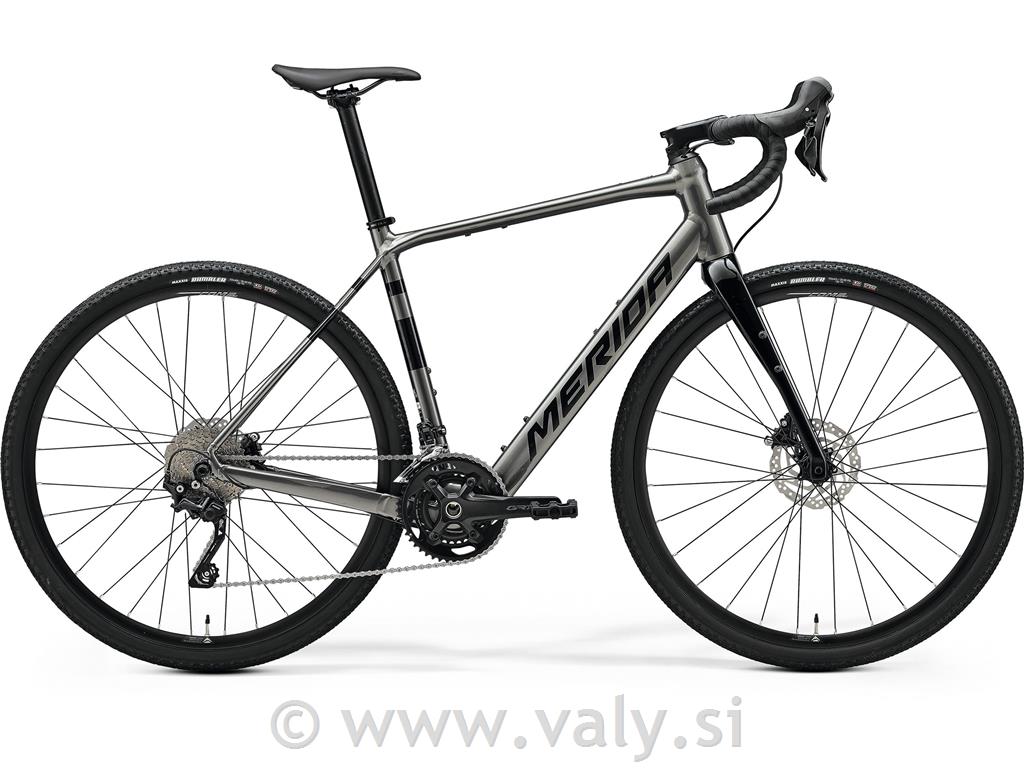Merida električno gravel kolo eSilex 400 črna siva