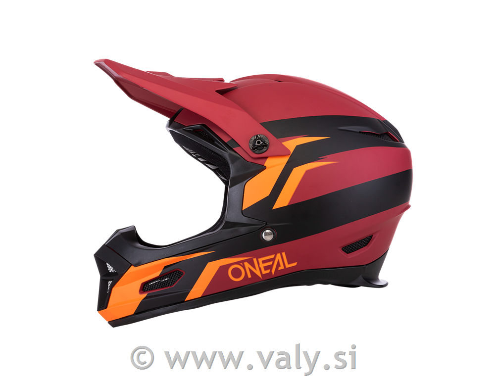 O`Neal čelada Fury Stage rdeča oranžna
