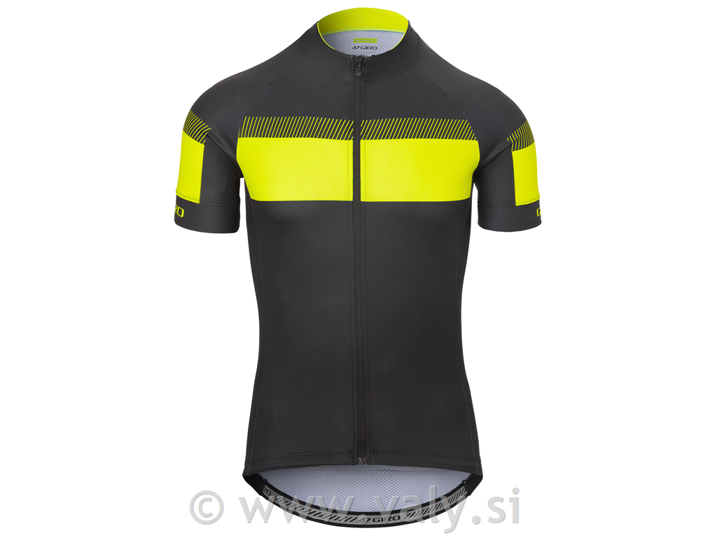 Giro majica Chrono Sport Jersey črna fluo rumena