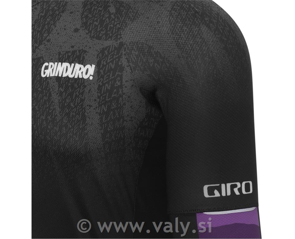 Giro majica Chrono Expert Jersey Grinduro črna vijolična